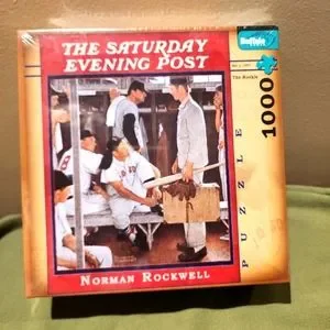 Buffalo Games | Games | Nib Sealed Norman Rockwell The Rookie 00 Pieces ...